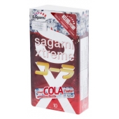 Ароматизированные презервативы Sagami Xtreme COLA - 10 шт. - Sagami - купить с доставкой в Пскове