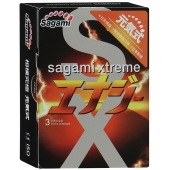 Презервативы Sagami Xtreme ENERGY с ароматом энергетика - 3 шт. - Sagami - купить с доставкой в Пскове