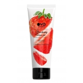 Лубрикант на водной основе OYO Aroma Gel Strawberry с ароматом клубники - 75 мл. - OYO - купить с доставкой в Пскове
