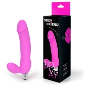 Розовый безремневой страпон Sexy Friend - 1137 - купить с доставкой в Пскове