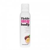 Массажная хрустящая пенка Tickle my body с ароматом маракуйи - 150 мл. - Love to Love - купить с доставкой в Пскове