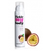 Массажная хрустящая пенка Tickle my body с ароматом маракуйи - 150 мл. - Love to Love - купить с доставкой в Пскове