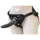 Комплект из трусиков Harness и двух насадок - 20,5 и 18 см. - LOVETOY (А-Полимер) - купить с доставкой в Пскове