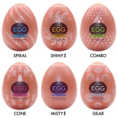 Набор из 6 мастурбаторов-яиц Tenga Egg Variety Pack V - Tenga - в Пскове купить с доставкой