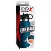 Мастурбатор-вагина в синей колбе F*ck Flask - Pipedream - в Пскове купить с доставкой