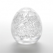 Мастурбатор-яйцо Keith Haring EGG PARTY - Tenga - в Пскове купить с доставкой