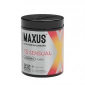 Анатомические презервативы MAXUS Sensual - 15 шт. - Maxus - купить с доставкой в Пскове