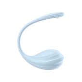 Голубое виброяйцо Smooth Petal - Satisfyer