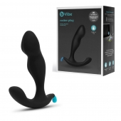 Черный утяжеленный анальный стимулятор Rocker Plug - 12 см. - b-Vibe - в Пскове купить с доставкой