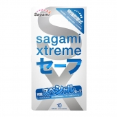 Презервативы Sagami Xtreme Ultrasafe с двойным количеством смазки - 10 шт. - Sagami - купить с доставкой в Пскове