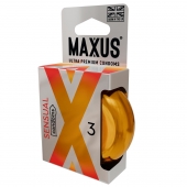 Презервативы анатомической формы Maxus Sensual - 3 шт. - Maxus - купить с доставкой в Пскове