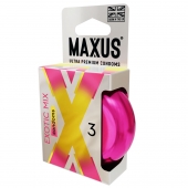 Ароматизированные презервативы Maxus Exotic Mix - 3 шт. - Maxus - купить с доставкой в Пскове