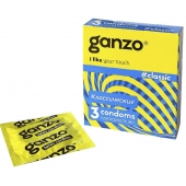 Классические презервативы с обильной смазкой Ganzo Classic - 3 шт. - Ganzo - купить с доставкой в Пскове