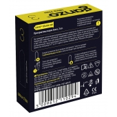 Ультратонкие презервативы Ganzo Ultra thin - 3 шт. - Ganzo - купить с доставкой в Пскове