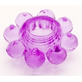 Мягкая фиолетовая гелевая насадка - Toyfa Basic - в Пскове купить с доставкой