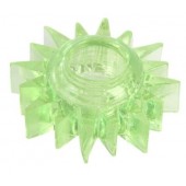 Зеленое эрекционное кольцо-солнце - Toyfa Basic - в Пскове купить с доставкой