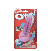 Фиолетовое эрекционное кольцо с вибрацией и пальчиком OYEAH PURPLE - Screaming O - в Пскове купить с доставкой