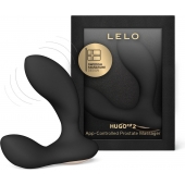 Черный вибростимулятор простаты Hugo 2 - Lelo - в Пскове купить с доставкой