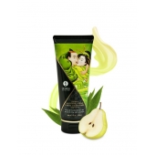 Массажный крем для тела с ароматом груши и зелёного чая Pear   Exotic Green Tea - 200 мл. - Shunga - купить с доставкой в Пскове
