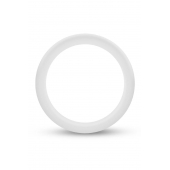 Белое люминесцентное эрекционное кольцо Silicone Glo Cock Ring - Blush Novelties - в Пскове купить с доставкой
