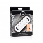 Комплект из 6 прозрачных эрекционных колец Ring Master Custom Ball Stretcher Kit - XR Brands - в Пскове купить с доставкой
