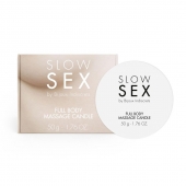 Массажная свеча для всего тела Slow Sex - 50 гр. - Bijoux Indiscrets - купить с доставкой в Пскове