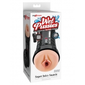 Мастурбатор-вагина в колбе Super Juicy Snatch - Pipedream - в Пскове купить с доставкой