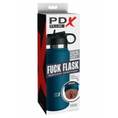 Смуглый мастурбатор-вагина в синей колбе F*ck Flask - Pipedream - в Пскове купить с доставкой