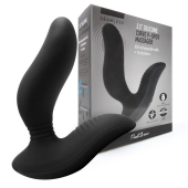 Черный вибромассажер простаты 3,5’’ Curve P-spot Massager - 12 см. - Erokay - в Пскове купить с доставкой