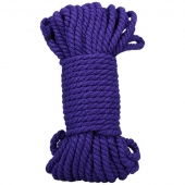 Фиолетовая верёвка для связывания и фиксации Bind Tie - 15,24 м. - Doc Johnson - купить с доставкой в Пскове