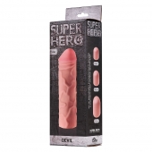 Фаллоудлинитель SUPER HERO Dewil - 17,5 см. - Lola Games - в Пскове купить с доставкой
