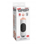 Мастурбатор-вагина Extreme Toyz Mega Grip Vibrating Stroker Mouth - Pipedream - в Пскове купить с доставкой