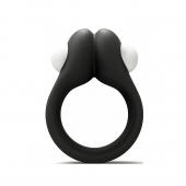 Черное эрекционное кольцо Zippy Vibrating Ring With Bullet - Adrien Lastic - в Пскове купить с доставкой