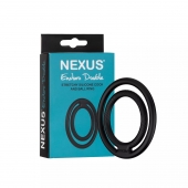 Черное двойное эрекционное кольцо Nexus Enduro Double - Nexus Range - в Пскове купить с доставкой