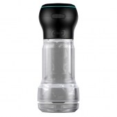 Набор PowerBlow   Feel Pocket Stroker Crystal: мастурбатор и интерактивная насадка - Kiiroo - в Пскове купить с доставкой