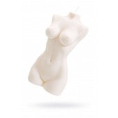 Белая интерьерная свеча в форме женского торса - 850 гр. - Pecado - купить с доставкой в Пскове