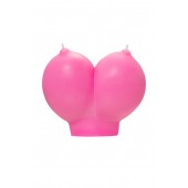 Розовая свеча «Сиськи» - 150 гр. - Pecado - купить с доставкой в Пскове