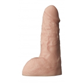 Телесный фаллоудлинитель с мошонкой Cock Next - 19 см. - LOVETOY (А-Полимер) - в Пскове купить с доставкой