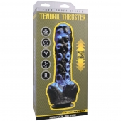 Черно-синяя мини-машина на присоске Tendril Thruster - 21,6 см. - Doc Johnson - купить с доставкой в Пскове