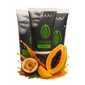 Набор из 3 съедобных лубрикантов JUJU со вкусом тропических фруктов - JuJu - купить с доставкой в Пскове