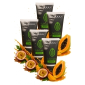 Набор из 5 съедобных лубрикантов JUJU со вкусом тропических фруктов - JuJu - купить с доставкой в Пскове