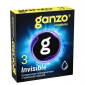 Супертонкие презервативы Ganzo Invisible - 3 шт. - Ganzo - купить с доставкой в Пскове