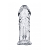 Прозрачная насадка на пенис Uco - 13 см. - A-toys - в Пскове купить с доставкой