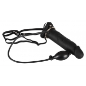 Полый страпон с эффектом увеличения Inflatable Strap-On - 18,5 см. - Orion - купить с доставкой в Пскове