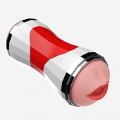 Двусторонний мастурбатор в колбе Power Grip Cup - вагина и ротик - Boys of Toys - в Пскове купить с доставкой