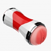 Двусторонний мастурбатор в колбе Power Grip Cup - вагина и ротик - Boys of Toys - в Пскове купить с доставкой