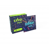 Светящиеся в темноте презервативы Expert Neon - 3 шт. - Expert - купить с доставкой в Пскове