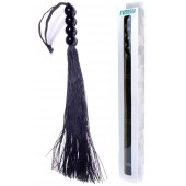 Черная силиконовая плеть - 37 см. - Boys of Toys - купить с доставкой в Пскове