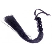 Черная силиконовая плеть - 37 см. - Boys of Toys - купить с доставкой в Пскове