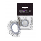 Круглое эрекционное кольцо с «ресничками» - Sextaz - в Пскове купить с доставкой